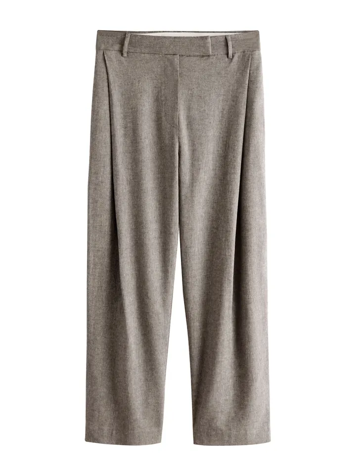 Next Pantalón de pinzas marrón