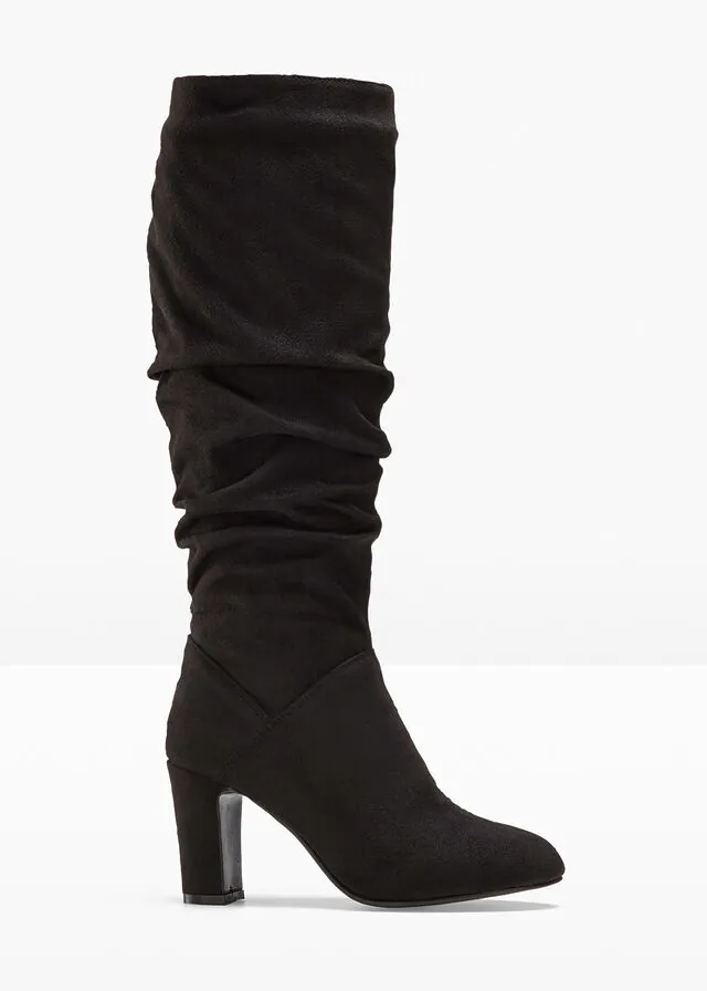 Botas con fruncido