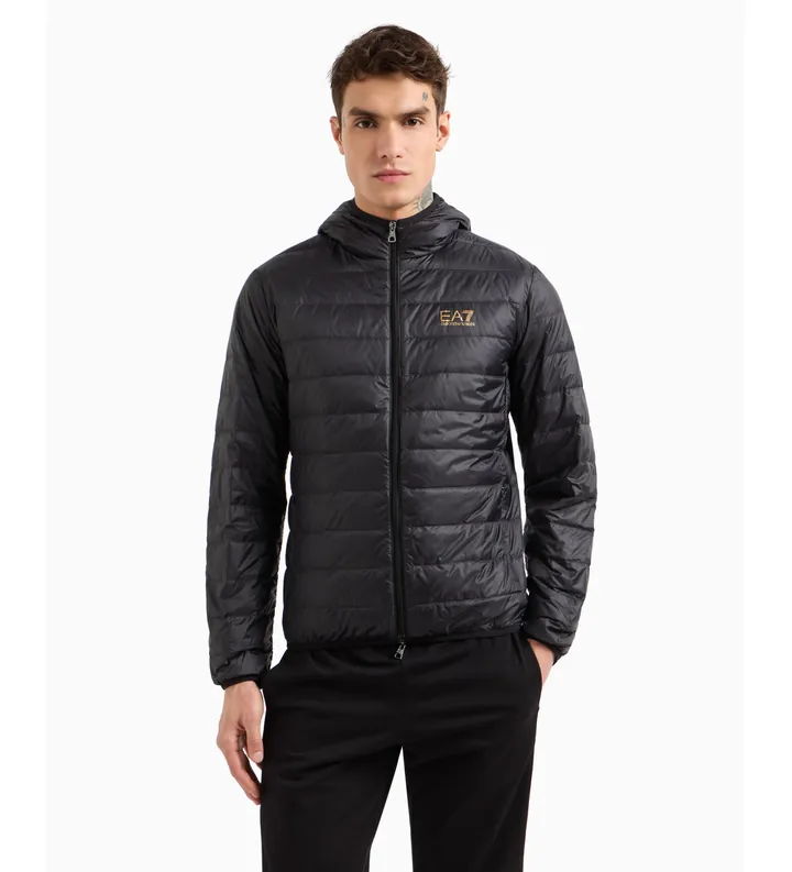 EA7 unisex. 8NPB24_PNGPZ Chaqueta de plumas plegable Core Identity negro (3XL), Casual, Poliamida