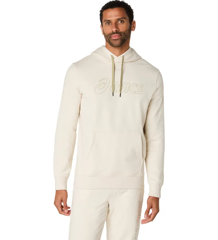 Asics para hombre. 2031E187 Sudadera Logo Oth beige (M), Casual, Deportivo, Algodón, Multideporte, Sostenible