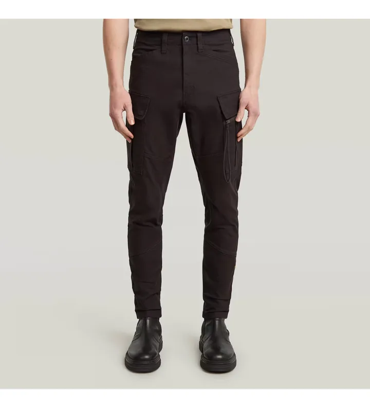 G-Star para hombre. D24307-E172-6484 Pantalón Zip Pocket 3D Skinny Cargo 2.0 negro (29/32), Casual, Algodón