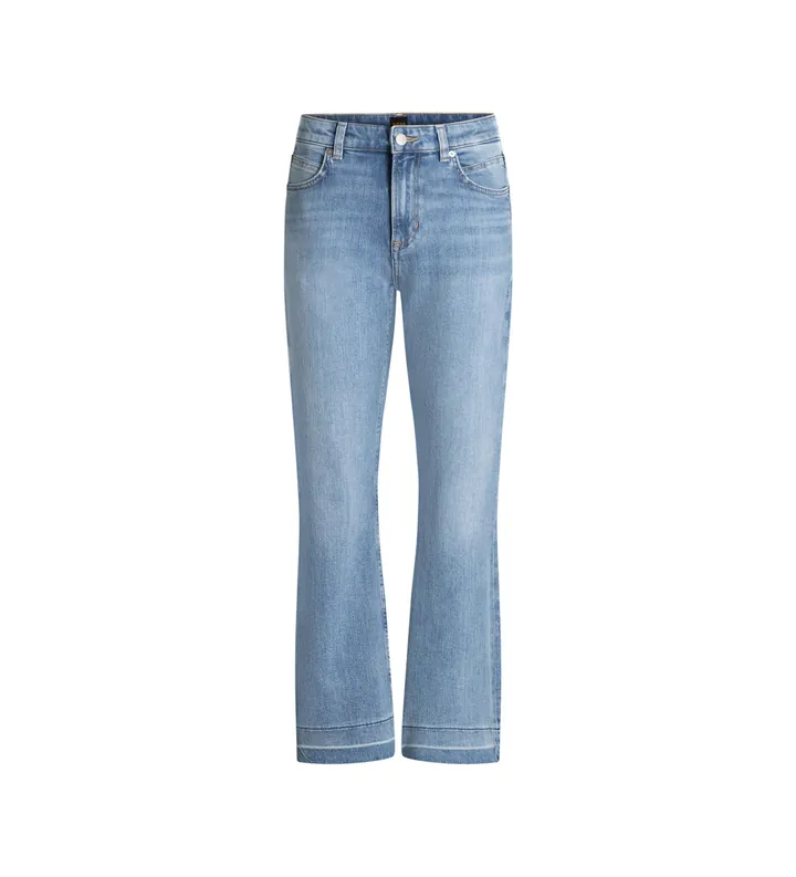BOSS para mujer. 50552430 Jeans Kick Flare 1.0 azul (26/29), Casual, Algodón