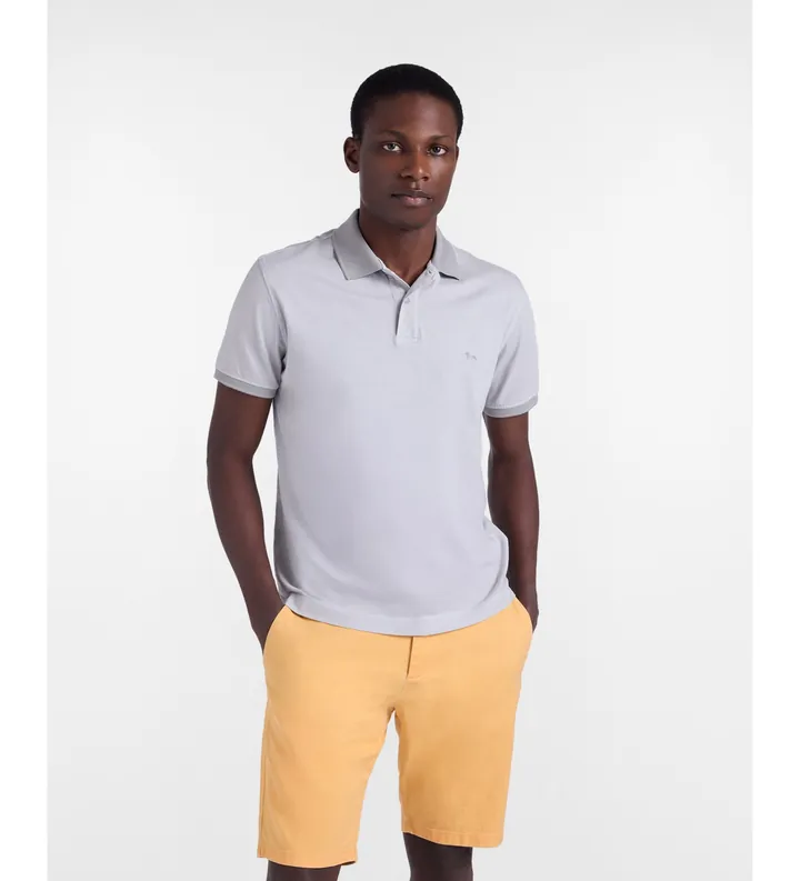 Harmont & Blaine para hombre. LRQ484021909 Polo Marca gris (L), Casual, Algodón, Manga corta