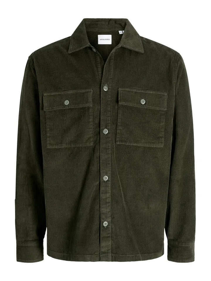 JACK & JONES Camisa 'JJEPerfect' verde oscuro