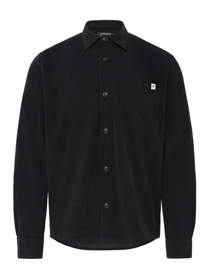 INDICODE JEANS Camisa ' IDMotoril ' negro