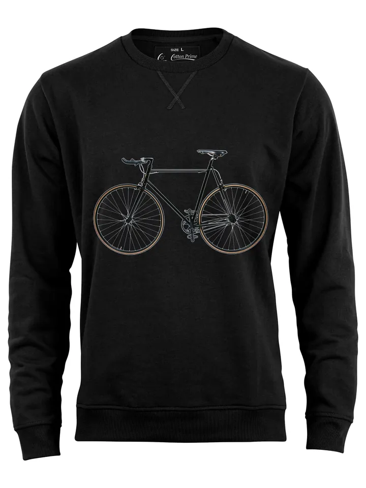 Cotton Prime Sudadera 'Bike-Fahrrad'  marrón / negro / blanco