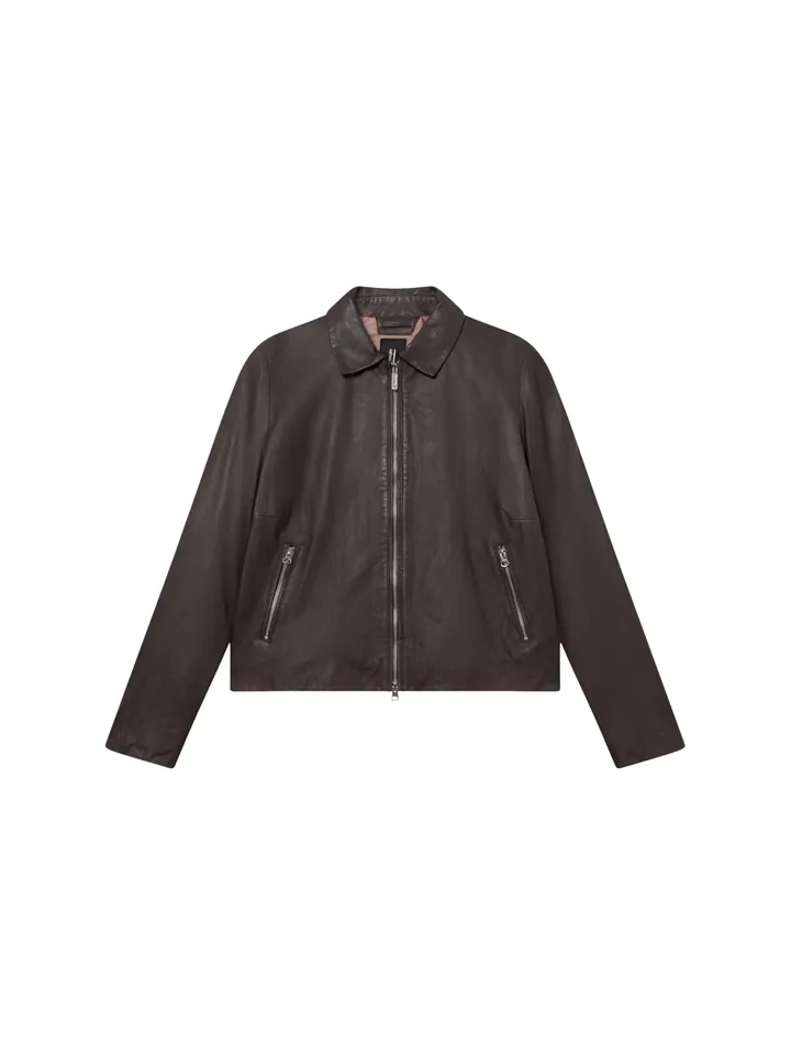 BOMBOOGIE Chaqueta de entretiempo 'Giacca'  marrón oscuro