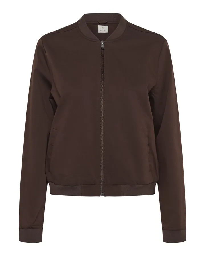Kaffe Chaqueta de entretiempo 'Lea' marrón oscuro