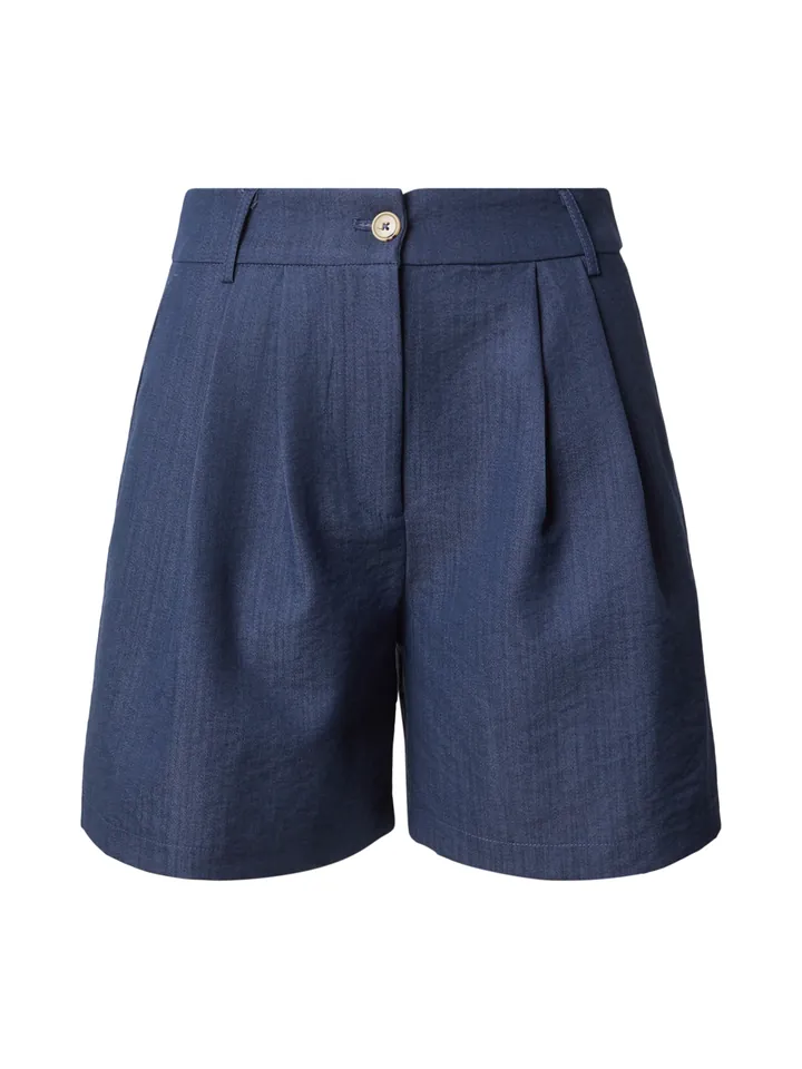 ABOUT YOU Pantalón plisado 'Dana' azul oscuro