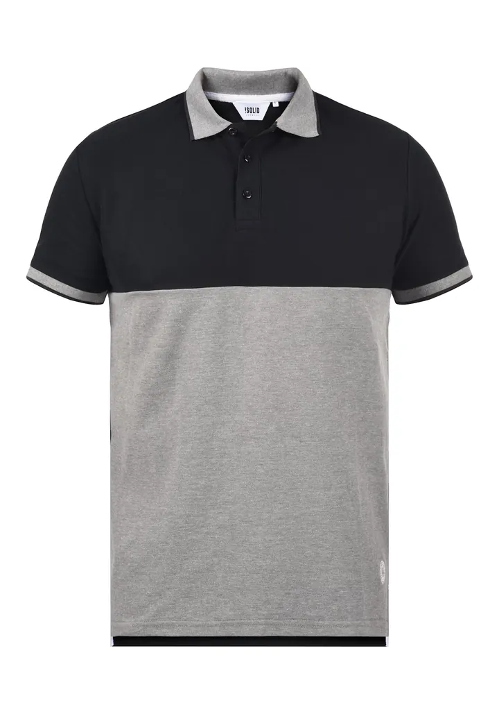 !Solid Camiseta 'Corbin' gris / negro