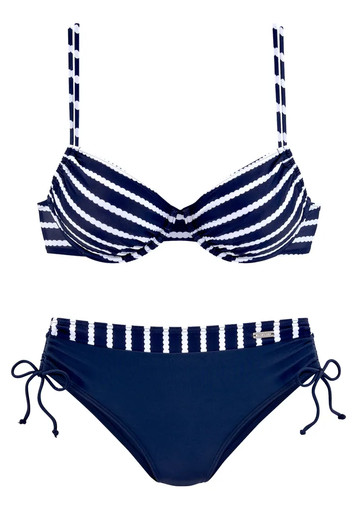 LASCANA Bikini navy / blanco