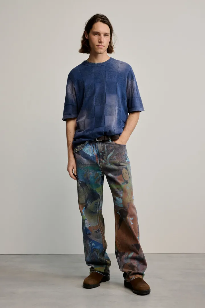 Desigual, Pantalón vaquero gaugin, Hombre, Algodon, Azul, 28