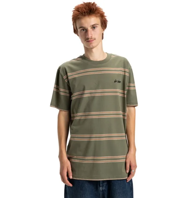 Maximize Stripe - Camiseta de manga corta con bolsillo Verde hombre