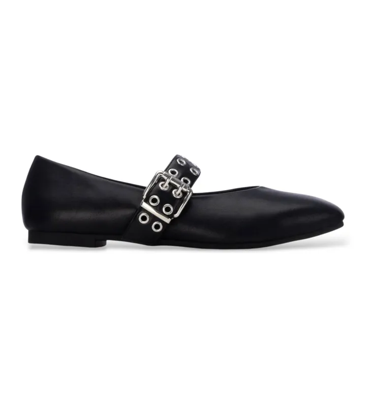 Xti para mujer. 14640701-NEGRO Bailarinas 146407 negro (36), Plano, Hebilla, Casual