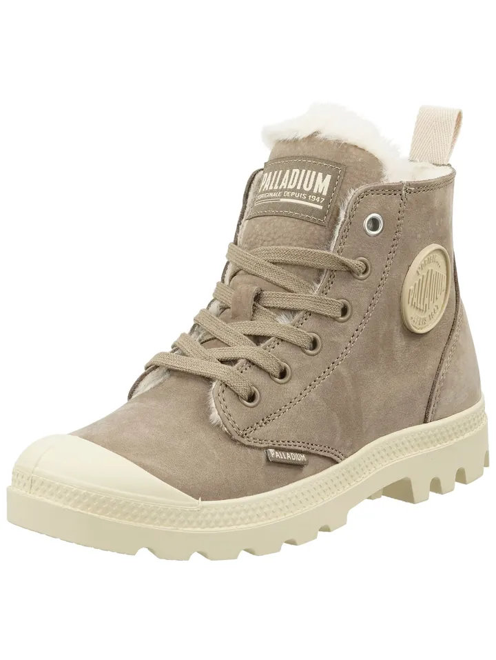 Palladium Botines con cordones 'Pampa'  marrón claro