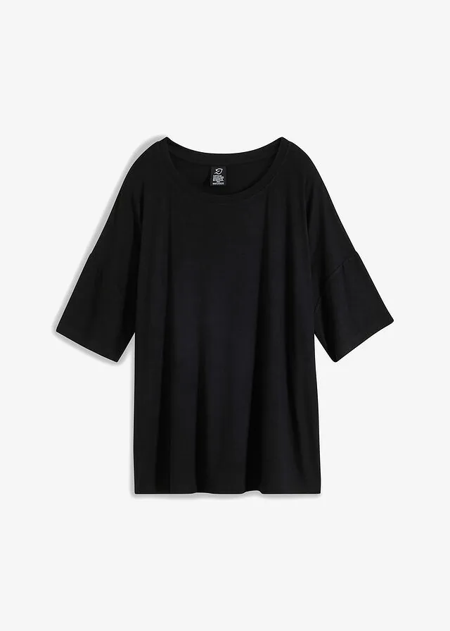 Camiseta oversize de viscosa fluida
