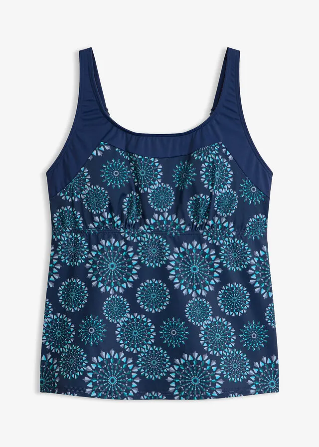 Top de tankini con espalda alta