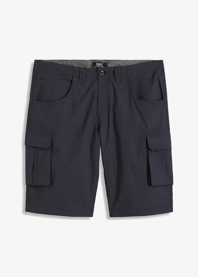 Bermudas tipo cargo de algodón puro con corte relajado