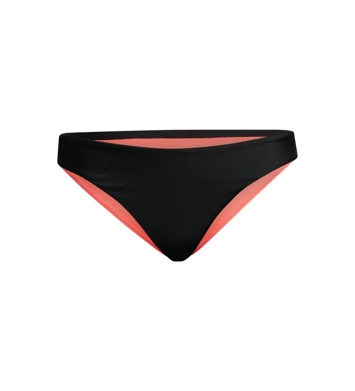 Superdry para mujer. W3010387A Braguita de bikini brasileña con logo negro (L), Beachwear, Poliéster Reciclado, Sostenible