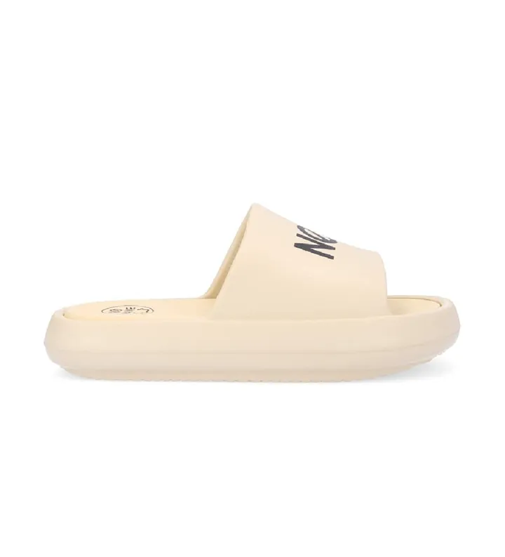 NO NAME para mujer. QNXAEV0 Chanclas Clover clog beige (35/36), Plano, Ninguno, Casual, Beachwear