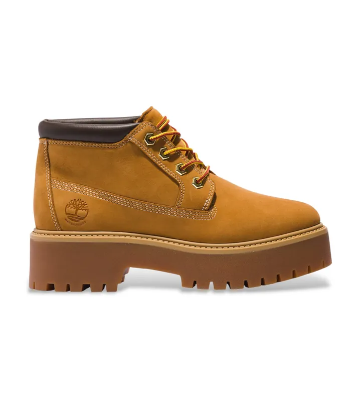 Timberland para mujer. TB1A5RF92311 Botines de Piel Stone Street marrón (39 W), 3 a 5cm, Casual