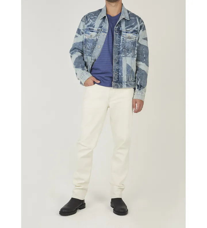 Pepe Jeans para hombre. PM2083981CB Pantalón Slim Hatch blanco (31/30), Casual, Algodón