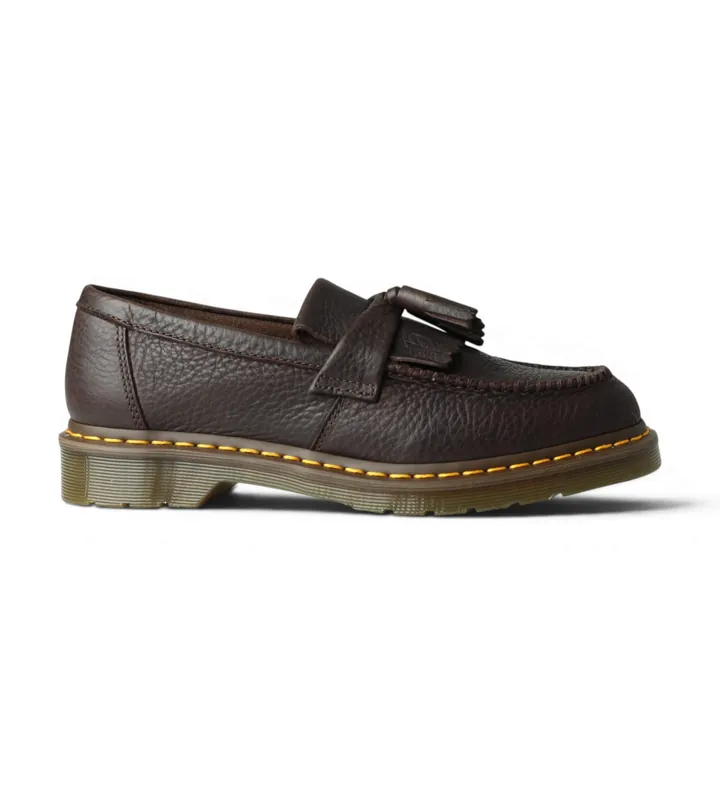 Dr Martens unisex. 31997200 Mocasines de Piel Adrian Ys marrón (42), Plano, 1 a 3cm, Ninguno, Casual