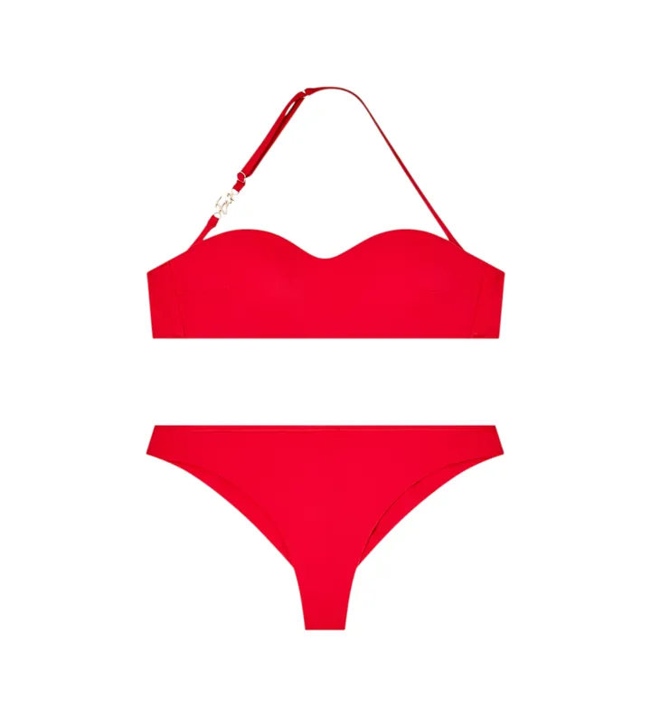 EA7 para mujer. 7W000290_AF20663 Bikini Water Sports rojo (XS), Beachwear, Poliamida