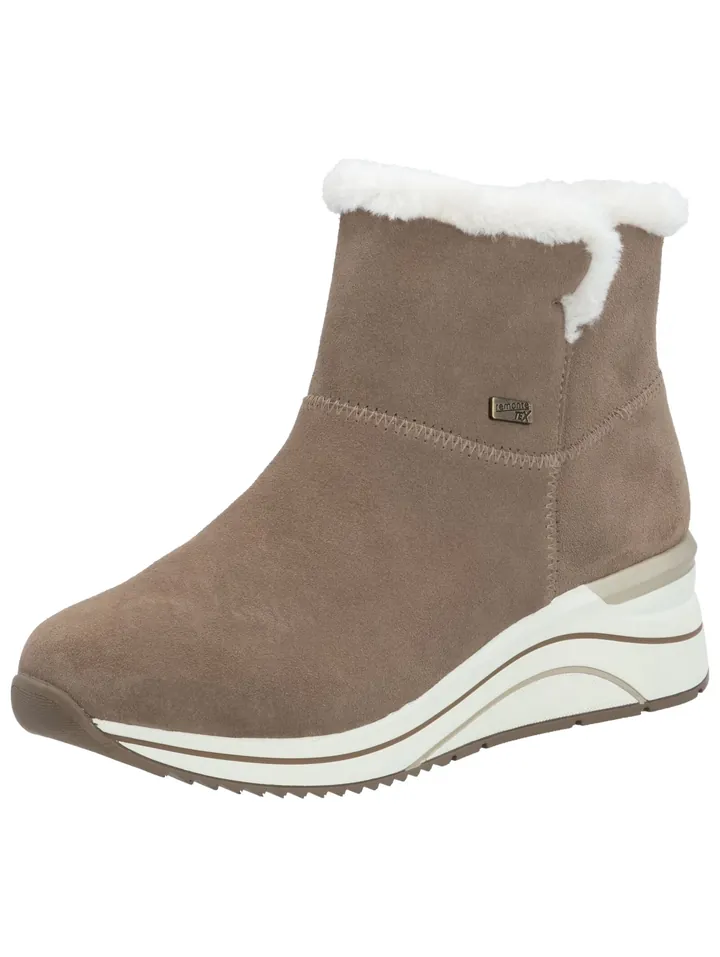 REMONTE Botines brocado / blanco