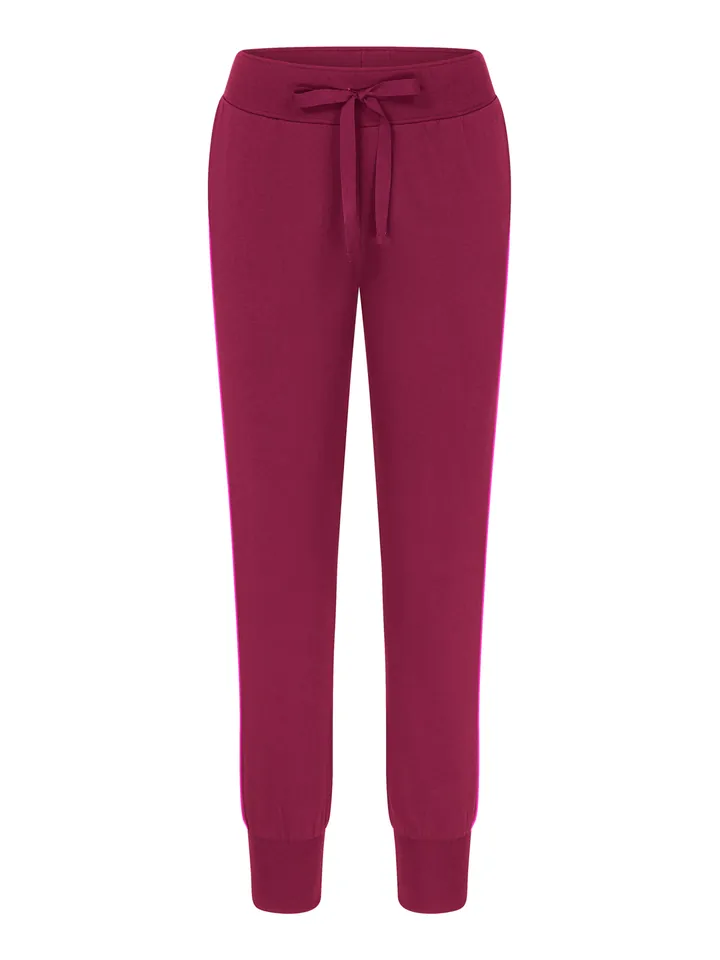 TRIUMPH Pantalón de pijama ' Mix & Match ' baya / rojo oscuro