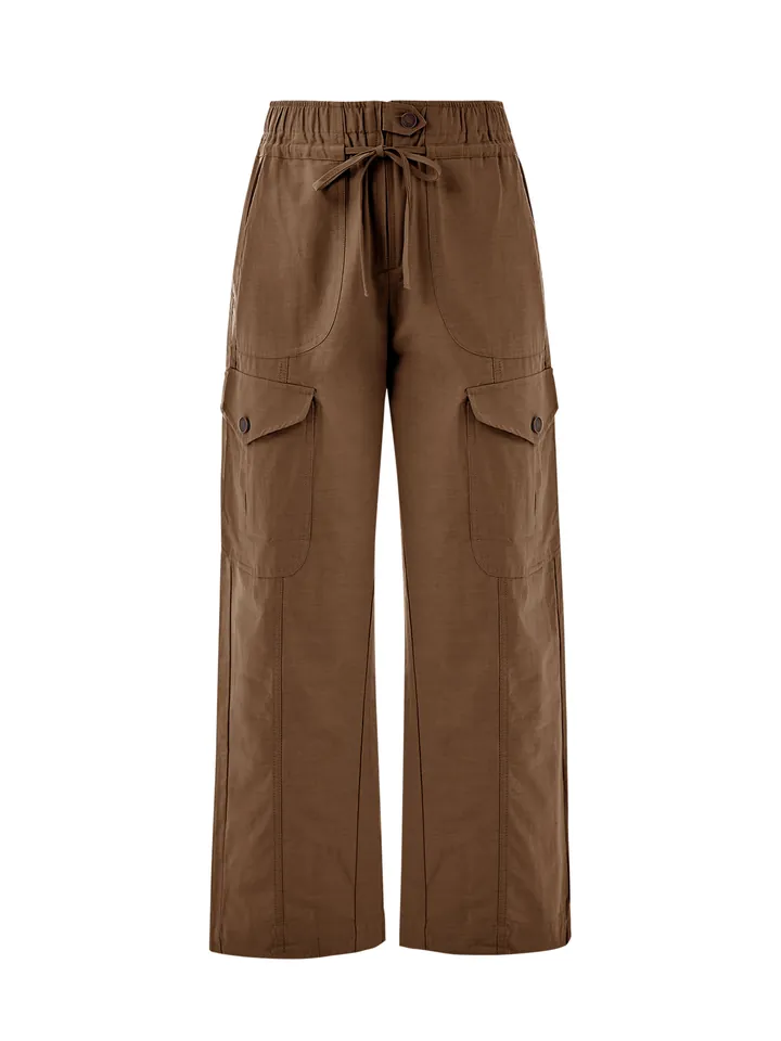 Imily Bela Pantalón cargo marrón