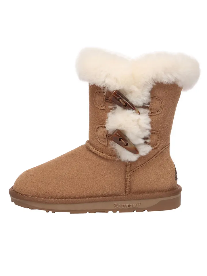 Everau Botas 'Stork' marrón castaño