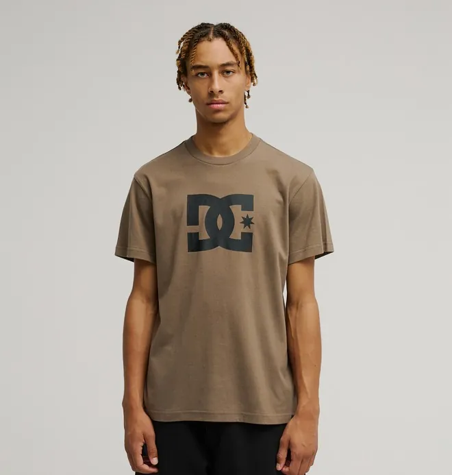DC Star - Camiseta de manga corta Marrón hombre