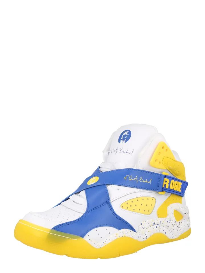 Patrick Ewing Zapatillas deportivas altas 'Dirty Bastard' azul real / amarillo / blanco