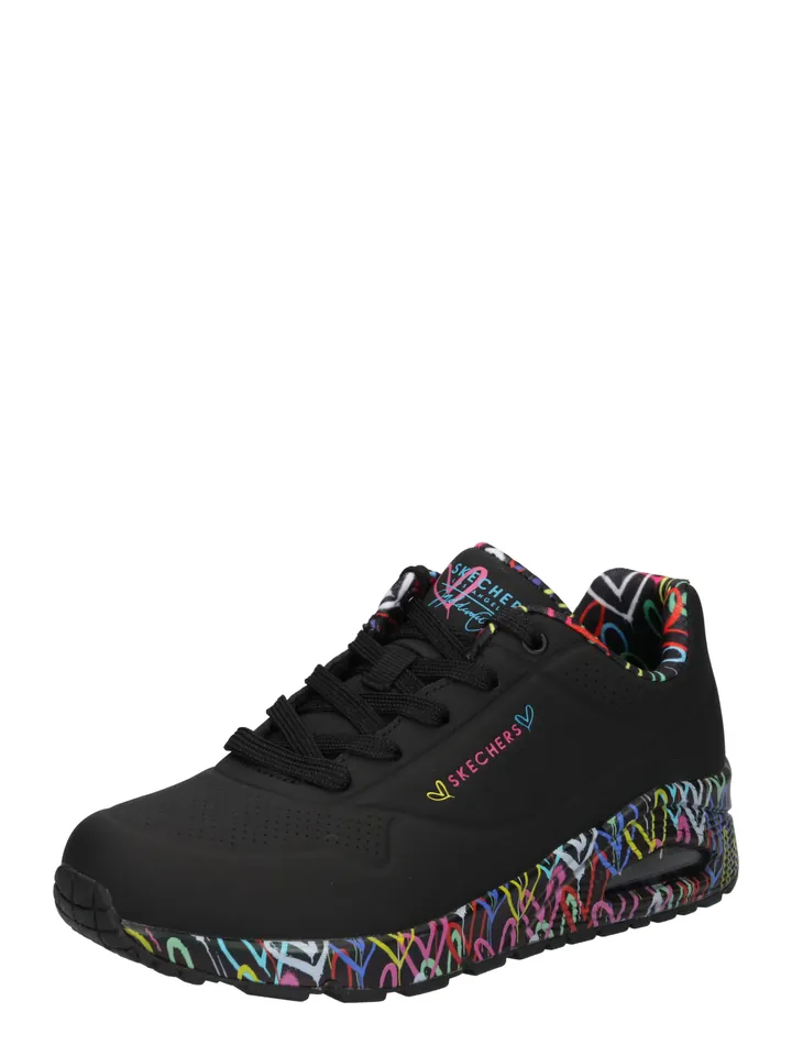 SKECHERS Zapatillas deportivas bajas 'Loving Love' azul / amarillo / rosa / negro