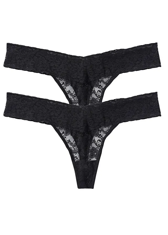 Tanga de encaje (2 unidades)