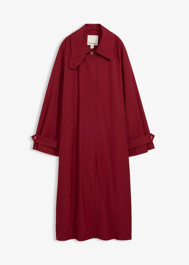 Gabardina con trabillas