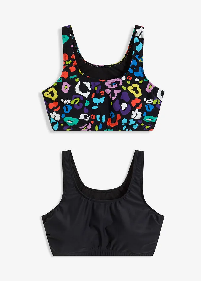 Sujetador de bikini tipo bustier (2 unidades)