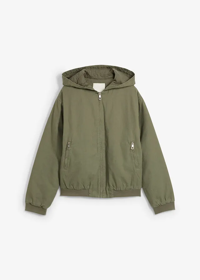 Chaqueta de algodón puro para exteriores