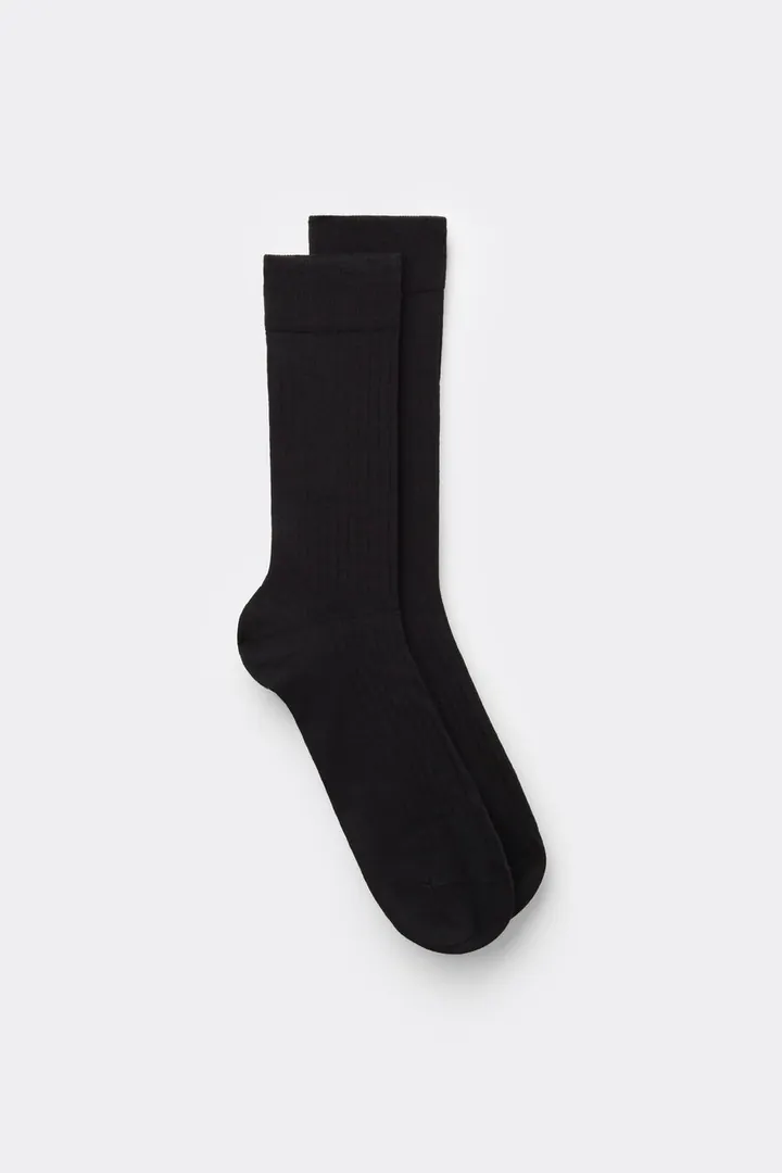 Intimissimi Calcetines Cortos Algodón Soft Canalé Hombre Azul Tamaño 40-41