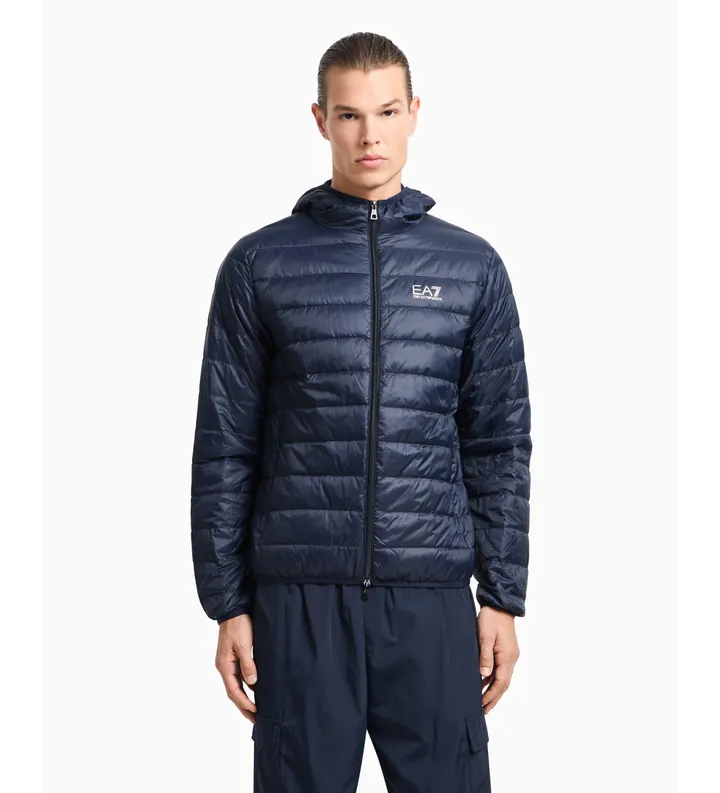 EA7 unisex. 8NPB24_PNGPZ Chaqueta de plumas plegable Core Identity marino (4XL), Casual, Poliamida