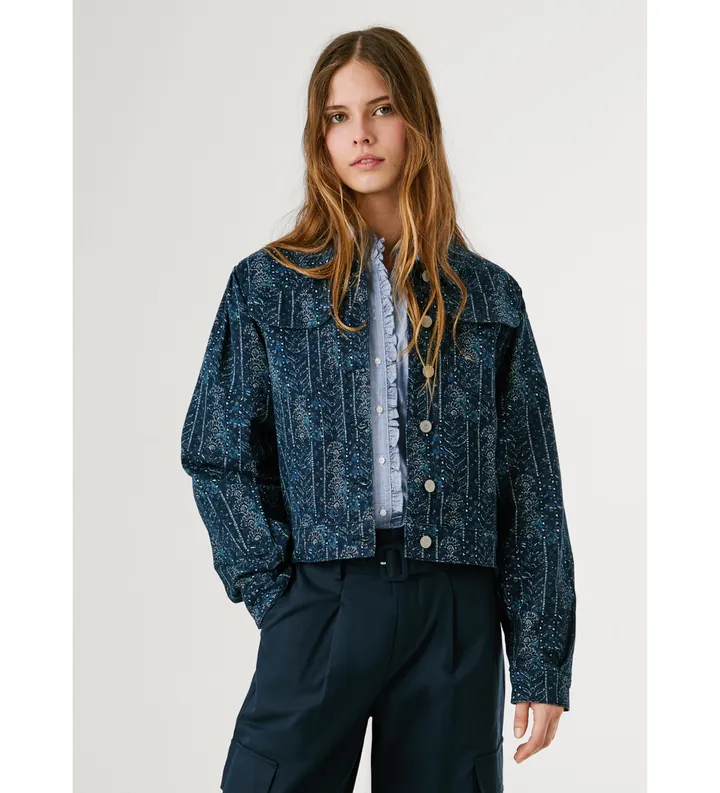Pepe Jeans para mujer. PL4024343 Tina marino (S), Azul, Casual, Algodón