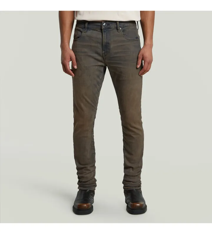 G-Star para hombre. D20071-D842-H556 Jeans Revend FWD Skinny gris (32/32), Casual, Denim, Sostenible, Algodón Reciclado