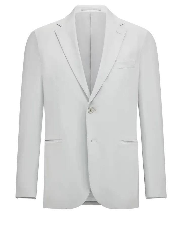 Boggi Milano Chaqueta tipo saco para negocios 'B Tech' blanco perla