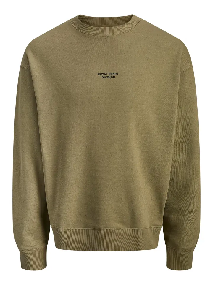 R.D.D. ROYAL DENIM DIVISION Sudadera 'RDDALBERT' oliva / negro