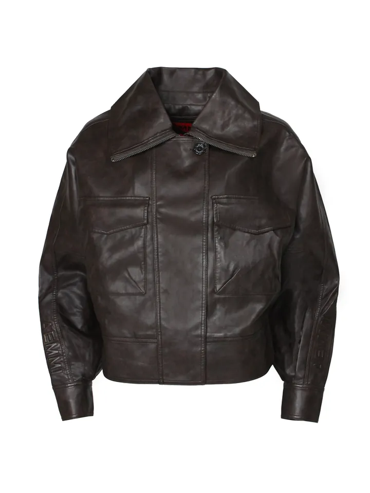 AEMMI Chaqueta de entretiempo  marrón oscuro