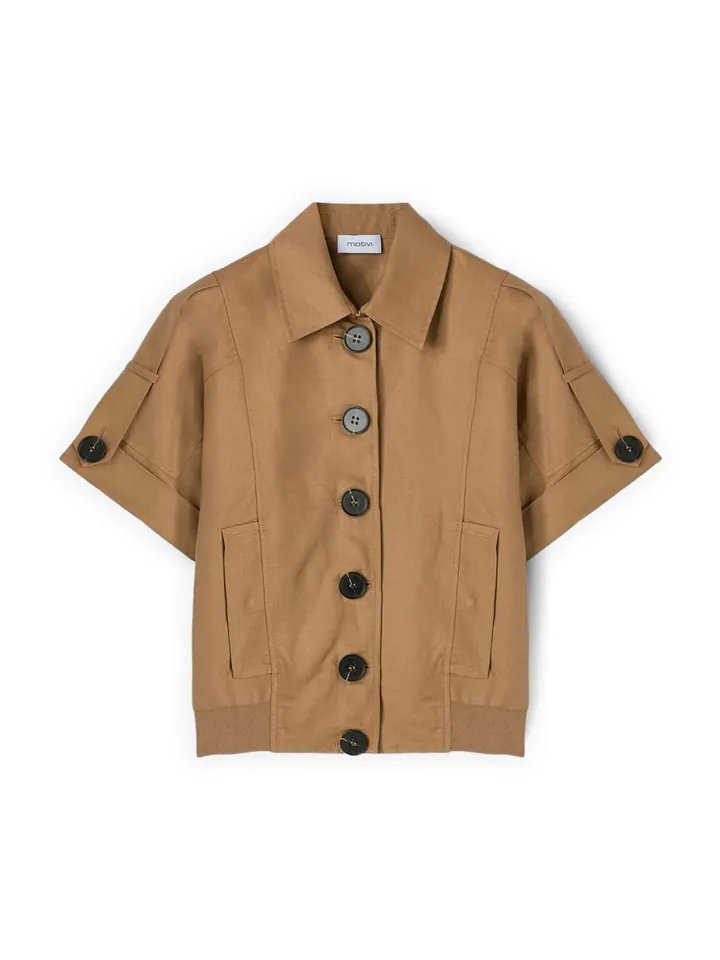 MOTIVI Chaqueta de entretiempo  marrón