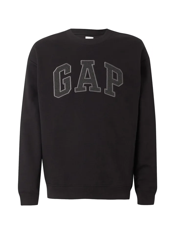 GAP Sudadera 'HERITAGE'  gris moteado / negro