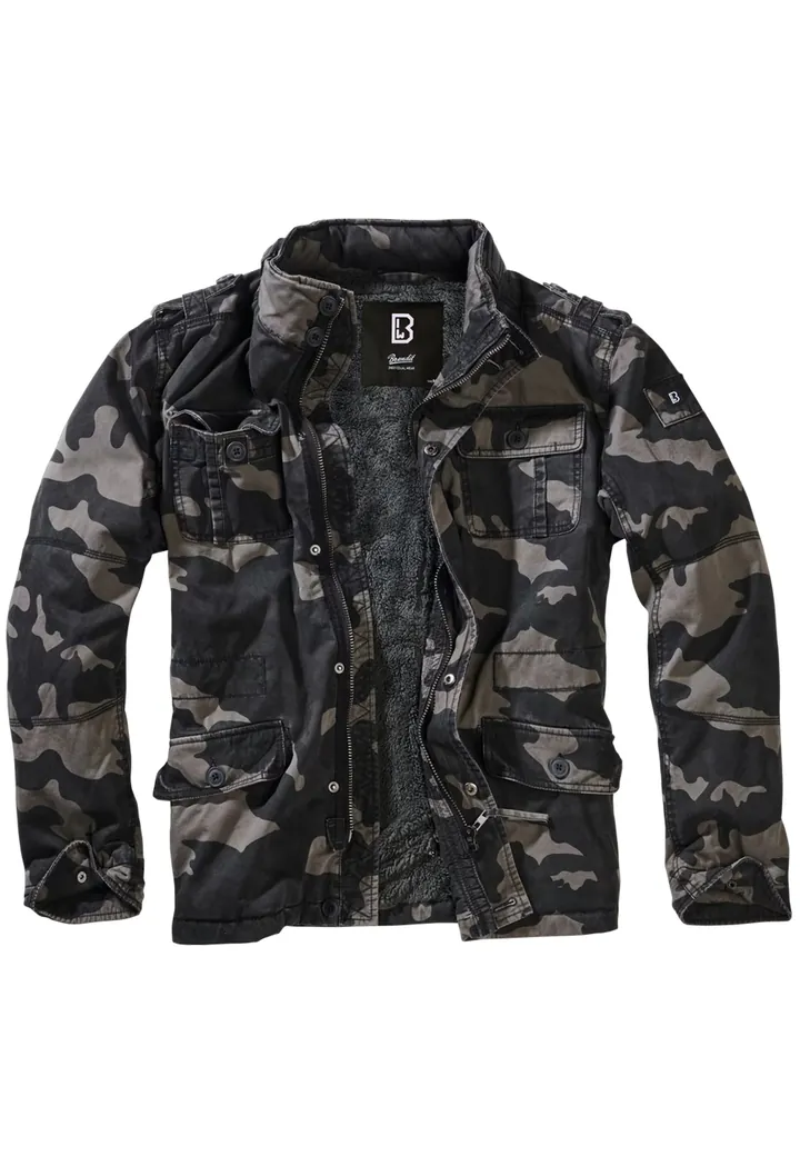Brandit Chaqueta de entretiempo  azul paloma / gris claro / verde oscuro / negro