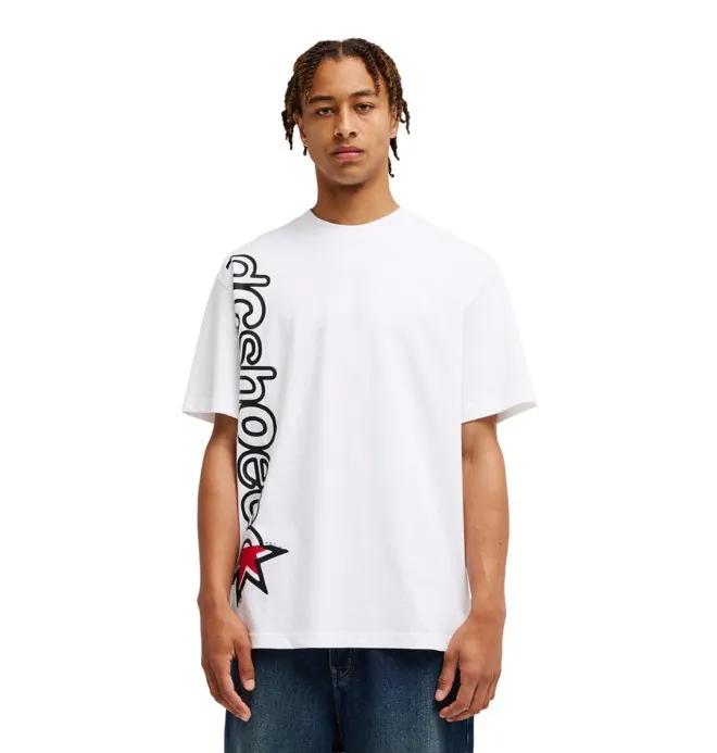 Shock Side - Camiseta de manga corta Blanco Hombre